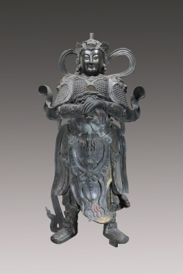 图片[1]-Bronze Wei Tuo Statue-China Archive